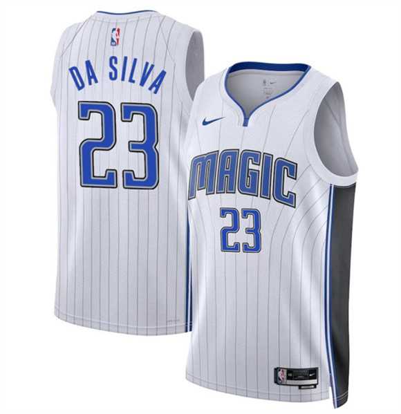 Men's Orlando Magic #23 Tristan Da Silva White 2024 Draft Association Edition Stitched Basketball Jersey Dzhi,We sell and wholesale Men's Orlando Magic #23 Tristan Da Silva White 2024 Draft Association Edition Stitched Basketball Jersey Dzhi on line form chian!